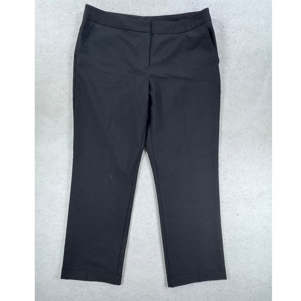 Worthington Modern Fit Black Dress‎ Pants Womens Size 10 Stretch Trousers Office